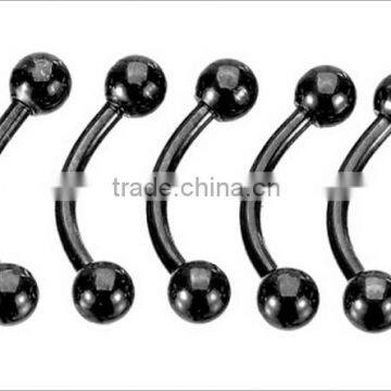 316L Surgical Stainless Steel Titanium Curved Rod Lip Nail Puncture Body Piercing Jewelry photo-2