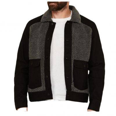 Мужской повседневный средне-длинный куртка с длинными рукавами от Fashion Fleence Wind в наличии