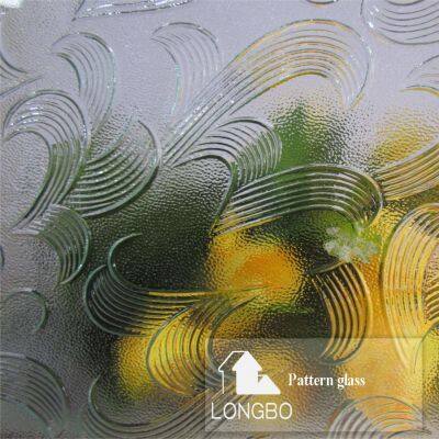 6mm 8mm 10mm 12mm 15mm Customized Tempered Patterns Glass Optional for Shower Room photo-5