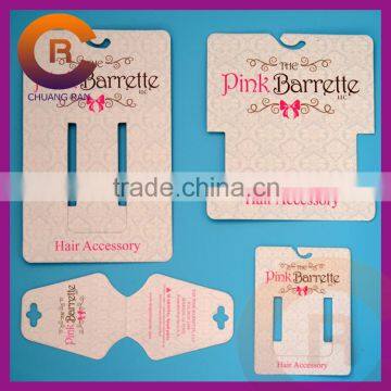 New Design Printed Hanging Display Custom Cardboard Jewelry Earring Hang Cards For Necklace