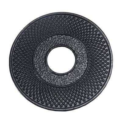 Round Cast Iron Trivet for Hot Dish Pot Pan Plate Teapot, Rustic Cast Iron Hot Dish Plate Holder for Kitchen Dining Table photo-5