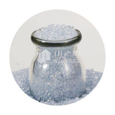 Amostras de granulos compostos reciclados de PVC macio. Granulos flexíveis de PVC para solas de sapatos
