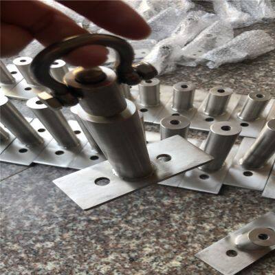 Stainless Steel 304/316 Curtain Wall Wind - Resistant Pin Seat, Wind - Resistant Fixing Pin, Bolt Seat, and Curtain Wall BMU Accessories