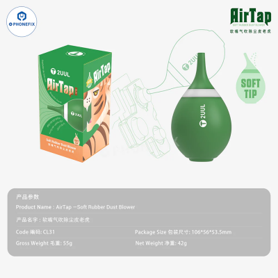 2UUL AirTap Rubber Dust Cleaner for Mobile Phone Internal Component Repair photo-5
