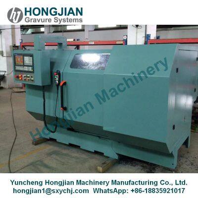 HJ-CD CNC Flange Cutting Lathe Machine for Gravure Cylinder photo-3