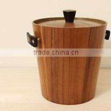 Customized Wooden Ice Bucket With Private Label