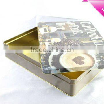 Coffee Tin Box Square Tin Box photo-3