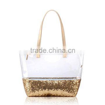 Ladies Transparent Handbag/pvc Tote Bag/pvc Waterproof Bag Quality Choice photo-2