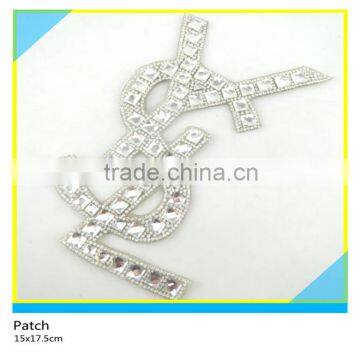 Hotfix Diamond Decals Pointback Mix Square Rhinestone Patch 9.5x10cm