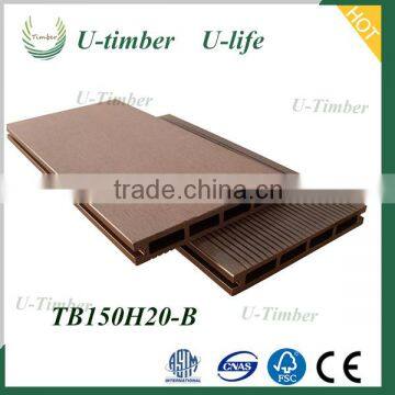 High Quality Natural Outdoor Wpc Easy-installation Decking Tile