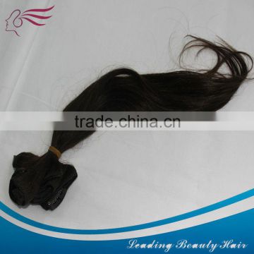 100%brazilian remy clip in hair extension