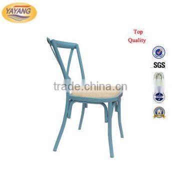 Metal Dining Cross Back Chair photo-2