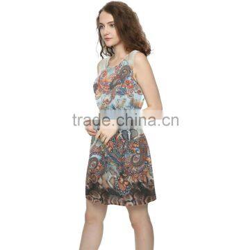 OEM in High Quality Fat Women Party Wear One Piece Dress photo-5