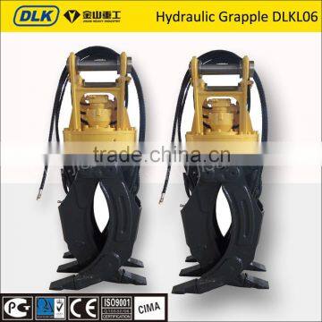 CE approved hydraulic rotary wood grapple for Doosan Hyundai 12-16tonexcavator                        
                                                Quality Choice