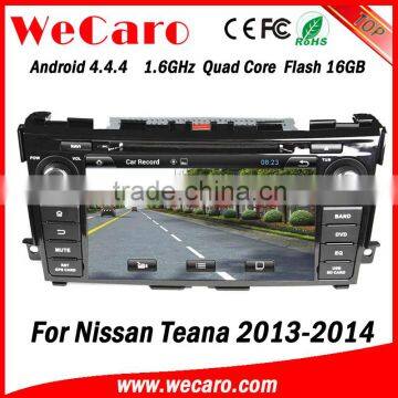 Wecaro WC-NT8061 Android 4.4.4 car multimedia system double din for nissan teana car multimedia player WIFI 3G 1080p