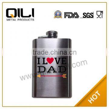 Stainless steel 5oz fashion hip flask