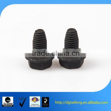 black zinc coated hex socket flat head shoulder screw