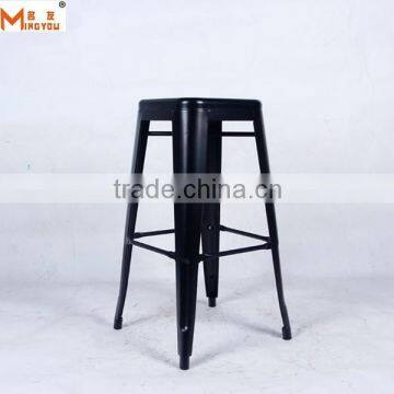 Black metal bar stool/ marais stool/ high bar stool