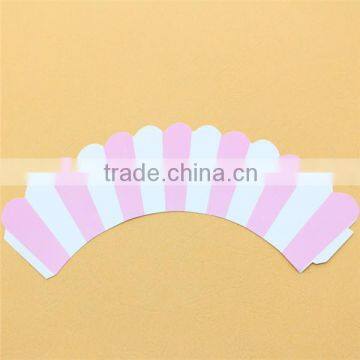 Colorful Red Striped Cupcake Wrappers Wedding Supplies Cake Decoration photo-5