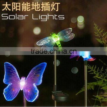 Solar Dragonfly Butterfly Bird Sunflower Moon Star Light Garden Solar Lawn Light Quality Choice photo-2