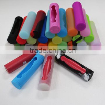 Wholesale 28 colors shockproof silicone case for 18650 ecig 18650 battery case protective case bag