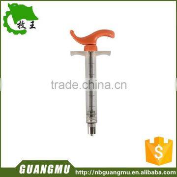 5 ml syringe for animals with metal piston