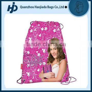 Stylish nice design functional promotional custom drawstring bag