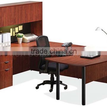 2016 new design commercial furniture corner desk with cabinet (SZ-OD253)