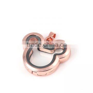 Little Rat Floating Locket Silver Pendant Alloy Floating Locket Pendants Floating Locket Charms photo-5