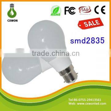 E27 B22 led bulb 5w b22 holder manufacture with the CE and the Rohs certificates