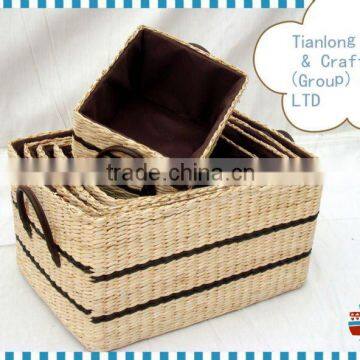 Hot sale handmade personalized cloth storage baskets from China factory