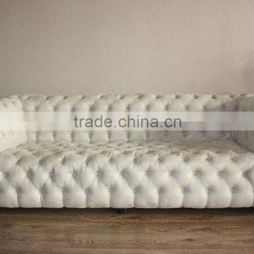 French Fabric Wooden French Furniture Sofa