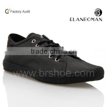 New style classic black canvas shoes men