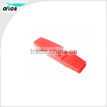 Cheap promotional custom plastic flat whistle