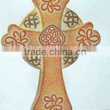 terracotta cross hanger