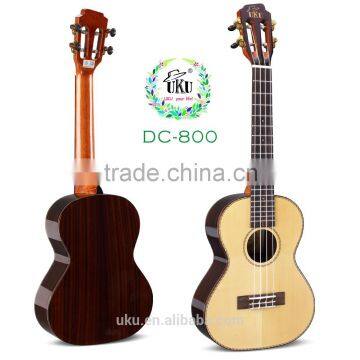 DC-800 UKU popular big sale rosewood gloss ukulele 4 strings small guitar string winding machine