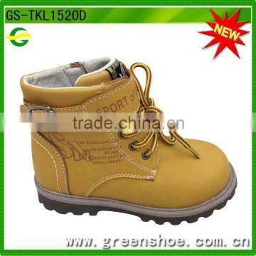 yellow winter ankle shoe for kids,men winter boots