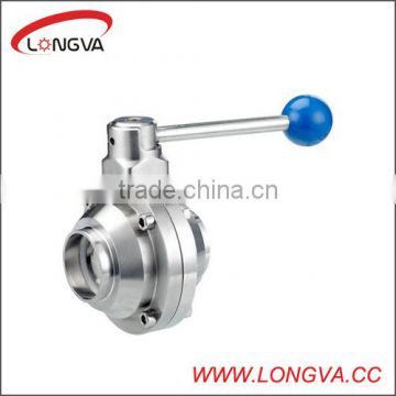 sanitary butterfly-type ball valve