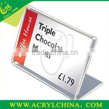 Customized acrylic dispaly stand hot sign ad