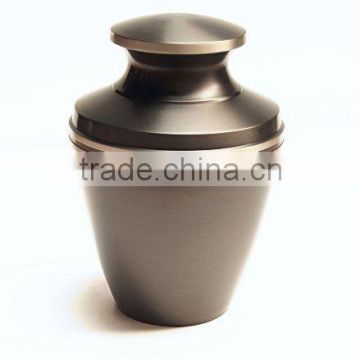 Brass cremation urn