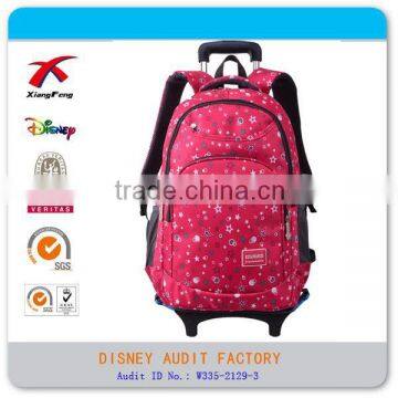 Student bag trolly school backpack