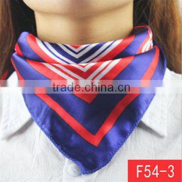 fashionable women small suqare working silk scarf