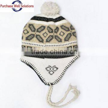 100% Acrylic Custom Ladies Winter Hat,Knitted Beanie Hat