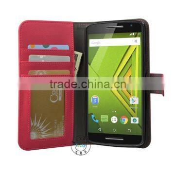 Flip wallet case for Moto X3(X play),stand leather case for Moto X3(X play)