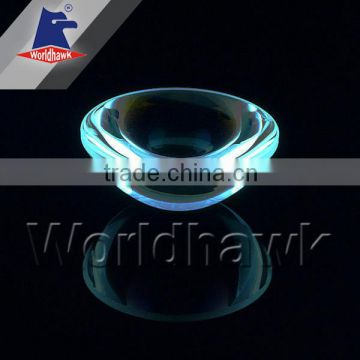 Aspheric lens for flashlights