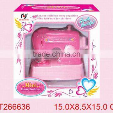 Mini Plastic Electric Sewing Machine Toys for Girls