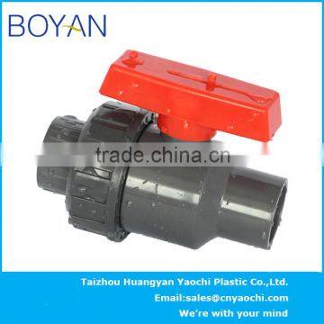 pvc single union compression ball valve