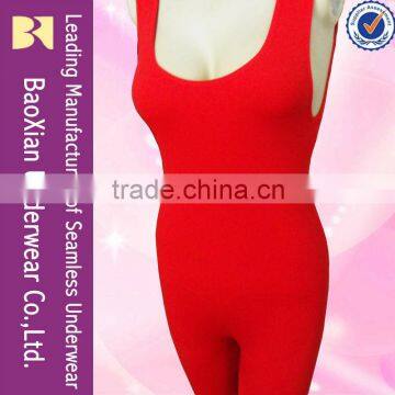 Seamless knitted full body suit slimming bodysuit