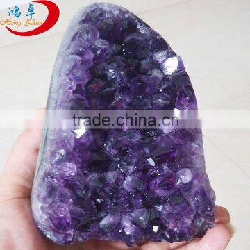 natural urguayan crystal cluster geode gifts/wholesale amethyst uruguay/Brazil