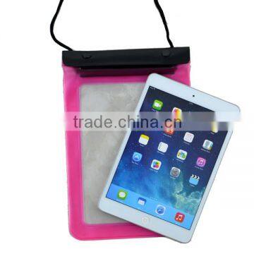 Mobile Phone Durable Lanyard PVC Waterproof Bag for Mini Tablet